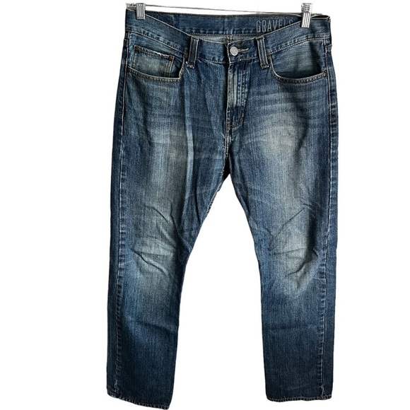 Bullhead Mens Slim Straight Gravels Denim Jeans - Picture 1 of 8